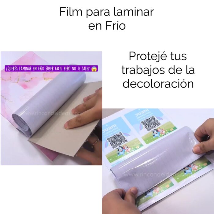 Film para Laminar en Frío 50 mic aprox x unidad - Imagen 2