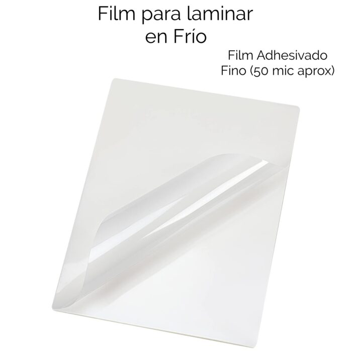 Film para Laminar en Frío 50 mic aprox x unidad